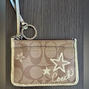 Coach Graffiti Star MINI Skinny ID Card Case 🔥 NEW